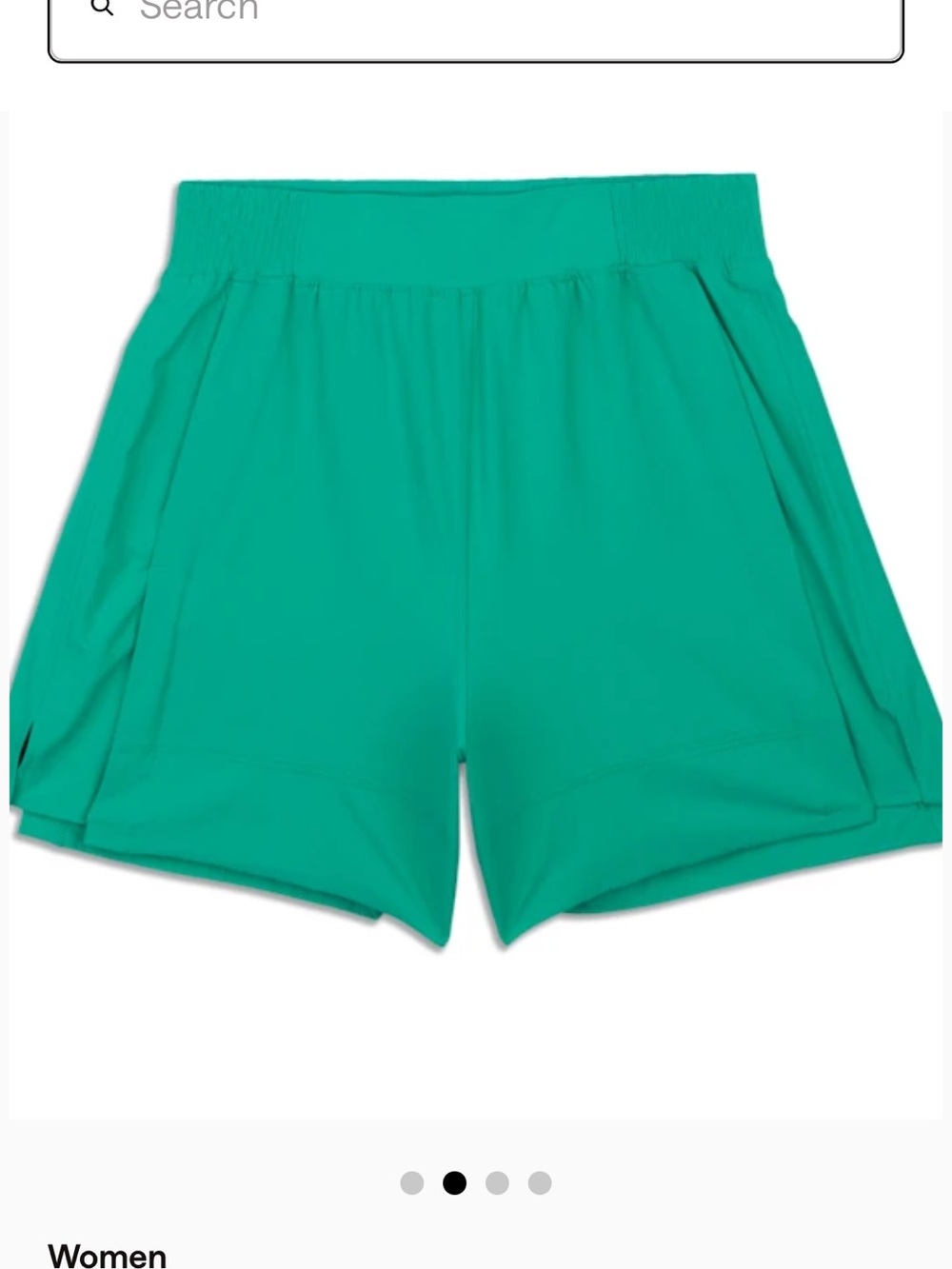 lululemon athletica Teal Athletic High-Waist Shorts